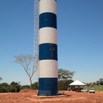 Caixa d'água Tipo Tubolar, instalada na obra da Empresa Camargo Corrêa no Municipio de Porto Velho (RO)